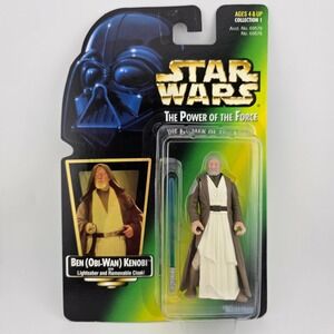 Star Wars Power of the Force Ben Obi-Wan Kenobi Green Card 1996